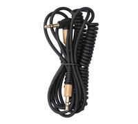 Cable de repuesto para auriculares Sennheiser, cable de audio en espiral de extensión de alta frecuencia con micrófono y botones de volumen, buen