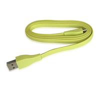 Cable de repuesto para cargador UE Boom, cable de carga USB de 1,2 m compatible con Logitech Ultimate Ears UE Wonderboom/UE Boom/Megaboom/Mega Boom (amarillo)