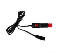 Cable de repuesto para frigorífico de vehículo de 12 a 24 voltios, adaptador de enchufe para automóvil, extremo de salida de pines, botón de encendido y apagado, cable de 18 AWG de 180 cm para en