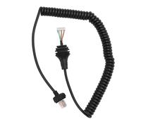 Cable de Repuesto para Micrófono de Altavoz, Resistencia a la Tracción, Cable de Repuesto para Micrófono de Coche para HM152 HM154, IC3600 IC F111 IC F211 IC F521 IC F5028 IC