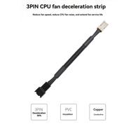Cable de resistencia de extensión para reducción de ruido de velocidad de ventilador de PC de 3 pines para CPU
