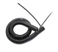 Cable de resorte, cable en espiral Resorte, cable de cable Cable de alimentación en espiral negro Cable de 6 núcleos 8 núcleos 9 núcleos 0,2 mm 0,3 mm 0,5 mm Extensión de resorte Cable de extensión en