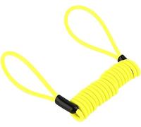 Cable de resorte de recordatorio de motocicleta, 1,2 m de bloqueo de disco de motocicleta, cable de recordatorio de resorte de seguridad para scooter, motocicleta, bicicleta, antirrobo en el manillar