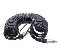 Cable de resorte flexible RG58 con terminación TNC macho a hembra para integración de antena GNSS en carretillas elevadoras