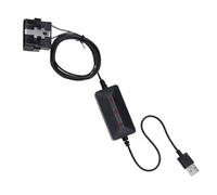Cable de retención de memoria El OBD II, protección de liberación rápida para configuración de automóvil - Cable adaptador de banco de energía USB para viajeros y asistencia de emergencia sin