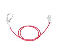 Cable de Rotura de Remolques, Cuerda de Seguridad de Ruptura Anti Caída Antióxido Acero Inoxidable Rojo Universal para Automóviles