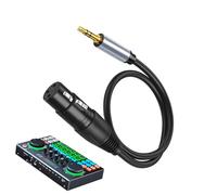Cable de Salida de Audio | Cable Para Mezcladora | Cable Estéreo Blindado 3.5mm para Micrófono Mezclador Amplificador en Escenarios
