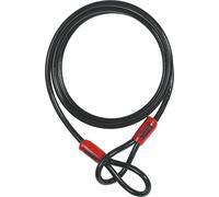 Cable de seguridad adicional con extremos en bucle ABUS, con revestimiento de plástico