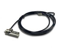 Conceptronic CNBCOMLOCK18 cable antirrobo Negro 1,8 m