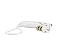 Cable de seguridad Mobilis 001234 Acero 1,8m Blanco Cerradura combinación 2000kg