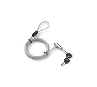 Techly IQ-LOK-13-KT Cable de seguridad para laptop Wedge-Lock con llave 1.8m