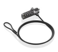 Cable de seguridad Aisens combinación 1,5m acero Kensington 4 dígitos recubierto vinilo