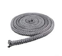 Cable de sellado de puerta de estufa de leña, construcción de fibra de vidrio para tareas de reemplazo de juntas de puerta de caldera y chimenea (10 mm x 4 m)