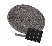 Cable de sellado ignífugo de bajo consumo, cuerda multiusos para chimeneas de leña, electrodomésticos de fibra de vidrio