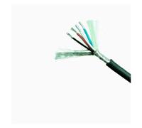 Cable de señal apantallado, Cable blindado de silicio de 4 núcleos 26 AWG alambre de cobre de estaño ultrafino(10 Meters)