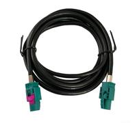 Cable de señal USB de 4 pines para FAKRA Z LVDS adaptador arnés de cableado para audio de video automotriz, 180 cm 4 núcleos compatible con radio de coche LVDS cámara TPMS