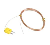 Cable de sensor de termopar flexible tipo K con cubierta y prácticos conectores para cable termopar para medir la temperatura