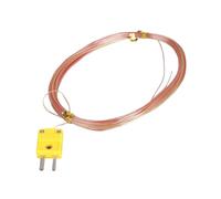 Cable de sensor de termopar flexible tipo K con cubierta y prácticos conectores para cable termopar para medir la temperatura