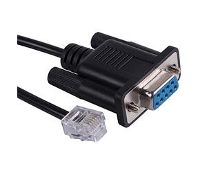 Cable de serie DB9 a RJ12 6P6C para lector de tarjetas Spectra POS