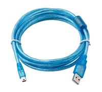 Cable de servomotor JZSP-CVS06-02-E aplicable Σ-V 7S Cable de descarga de programación de datos Transparente (Azul 5m)