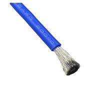 Cable de Silicona Azul 18 16 14 13 12 11 10 8 AWG Ultra Suave Flexible Alta Temperatura(Blue2m,8 AWG)
