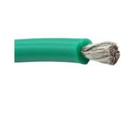 Cable De Silicona De 1/5/10/20m, Cable De Silicona Negro, Cable De Extensión Eléctrico, Alambre De Cobre Flexible Estañado 18 AWG(Silicone-Green,10m 18 AWG)