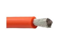 Cable De Silicona De 1/5/10/20m, Cable De Silicona Negro, Cable De Extensión Eléctrico, Alambre De Cobre Flexible Estañado 16 AWG(Silicone-Orange,1m 16 AWG)