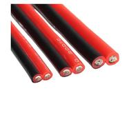 Cable De Silicona De 2 Pines, 10, 12, 14, 16, 18, 20, 22, 24 Y 26 AWG, Cable Eléctrico De Cobre Supersuave, 5, 10 Y 20 M, For Motor Inversor De Batería De Coche.(3M,16 AWG)
