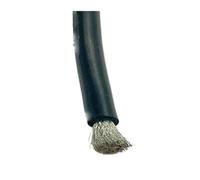 Cable de Silicona Negro 10 12 14 16 18 20 22 24 26 28awg eléctrico Resistente Cobre estañado Flexible(Black silicone3m,14 AWG)