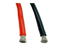 Cable de Silicona Rojo y Negro 10 12 14 16 18 20 22 24 26 28awg eléctrico Resistente Cobre estañado Flexible(R-B silicone10m,14 AWG)
