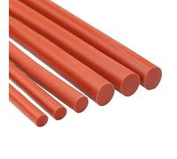 Cable De Silicona Sólido Rojo De 1mm 1,5 2 3 4 5mm, Tira De Sellado Redonda En Forma De O Resistente A Altas Temperaturas De 2m, 1 Uds.(Dia 2mm)