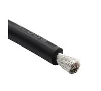 Cable De Silicona Suave 10/20/50M 26 24 AWG Cableado Automotriz Flexible Resistente A Altas Temperaturas for Batería Coche(Black,20m26AWG)