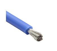 Cable De Silicona Suave 10/20/50M 30 28 AWG Cableado Automotriz Flexible Resistente A Altas Temperaturas for Batería Coche(Blue,20m 30AWG)