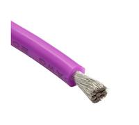 Cable De Silicona Suave 10/20/50M 30 28 AWG Cableado Automotriz Flexible Resistente A Altas Temperaturas for Batería Coche(Purple,20m 30AWG)