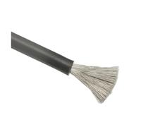 Cable De Silicona Suave Cobre Estañado, Eléctrico for Inversor Batería Panel Solar, 1/2 Uds., 1/5/10m, 14, 12, 10, 8, 6, 4 AWG(Black,10 AWG 5m)