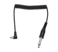 Cable de sincronización de cámara, cable en espiral profesional de 2,5 mm, 3,5 mm, 6,35 mm, conexión estable y disparo rápido de cámara natural intermitente