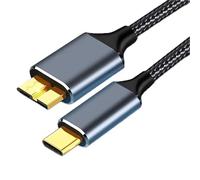 Cable de sincronización de carga de transferencia de datos de 10 Gbps USB Tipo C 3.1 a Micro B 3.0 para disco duro externo SSD,My Passport,WD Element,Seagate,Toshiba,McBook,Galaxy ((0,5 m/1,6 pies)