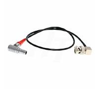 Cable de sincronización de código de tiempo en ángulo recto de 5 pines a BNC para dispositivos Sond, grabador ambiental NanoLockit a zoom F4 / F8 y CANON C300 / C500, Sony F55, cámara Amira