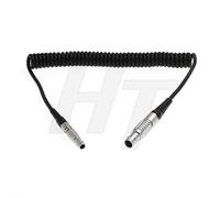 Cable de sincronización de código de Tiempo para cámara Red Epic Scarlet DSMC2, Sond Devices Ambient NanoLockit 5 Pines a 00B 4 Pines (en Espiral)