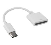 Cable de sincronización de datos para convertidor hembra de Apple de 30 pines a USB-C
