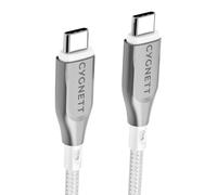 Cable de sincronización USB-C a USB-C Armoured Charge de 100 W y 480 Mbps de 1 m