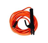 Cable de soldadura flexible para electrodos de repuesto, A | Cables de soldadura flexibles con abrazaderas de tierra, cable de repuesto para operaciones de soldadura eficientes