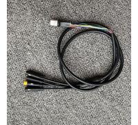 Cable de soporte para bicicleta eléctrica 1T4 con acelerador y protocolo UART/CAN para Bafang M400 G330 G510 M620 (1T4-UART)