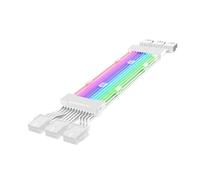 Cable de suministro de energía - Extensión de cable ATX Cables de energía | Cable PSU de 24 pines con funda de extensión personalizada Mod GPU PC Supply Soft