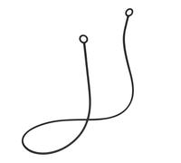 Cable de Tapones para los Oídos, Cordón de Tapones para los Oídos de Silicona Anticaída Cordón de Earplugs con Puntas Extraíbles Evitando que Tapones para Oídos se Caigan