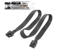 Cable de tarjeta gráfica VGA | Cable de alimentación tarjeta gráfica de 8 pines | Cable adaptador de línea plana 8P a 6+2P, conector de alimentación de tarjeta VGA para video