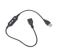 Cable de temporizador USB ajustable de 1 a 30 minutos, función de cuenta regresiva con botón de encendido para acuario, ventilador LED, cocina, fácil de usar, controlador de temporizador USB