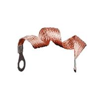 Cable de tierra de puente, correas de cobre trenzadas flexibles, 10 piezas, 2,5/4/6 mm cuadrados, 200/250/300 mm(2.5 Sq,250mm)