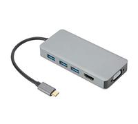 Cable de Tipo C a HDMI, Adaptador de concentrador, para el hogar/Oficina, convertidor VGA USB, para TV, Monitor y proyector equOS Xos con HDMI