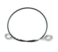 Cable de tope de asiento de 15.1 pulgadas para Scag para cortacéspedes de giro cero SMST-61 72 SMT-52 61A, pieza de repuesto de metal de alta resistencia para un acoplamiento seguro del asiento, negro